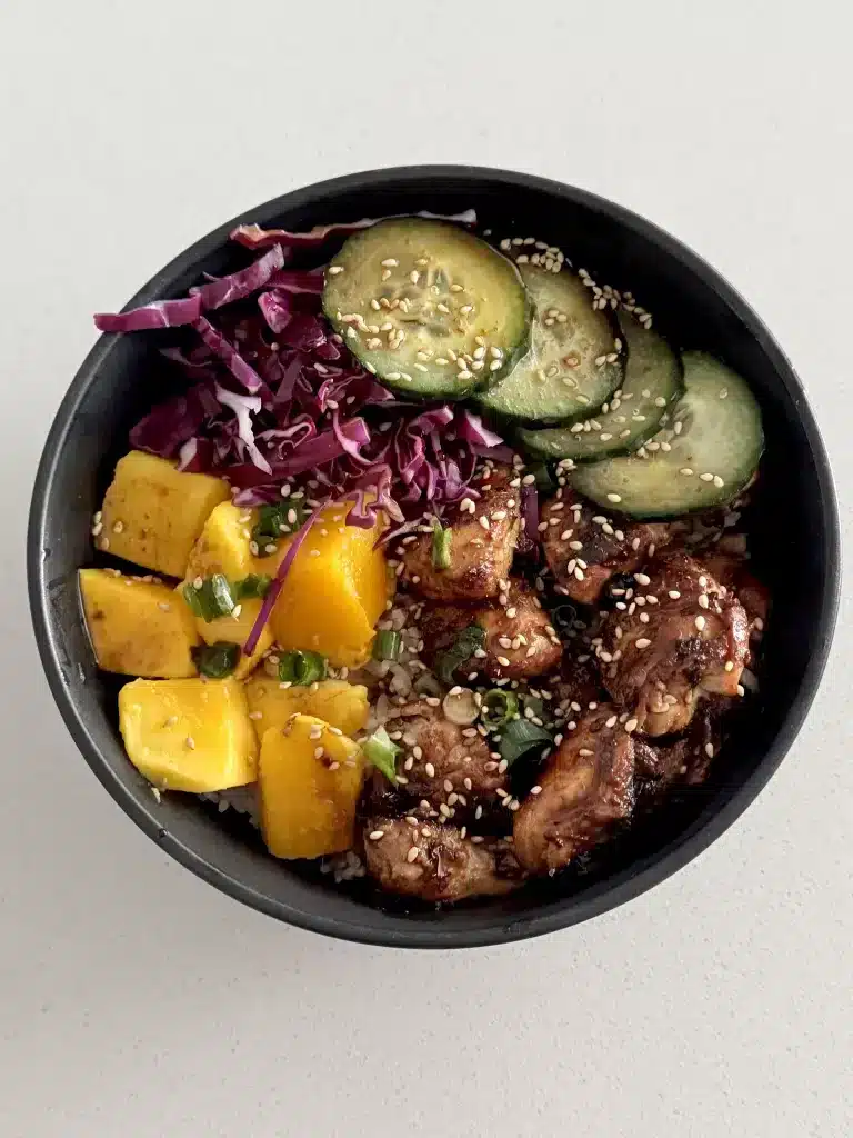 Teriyaki Chicken Poke Bowl