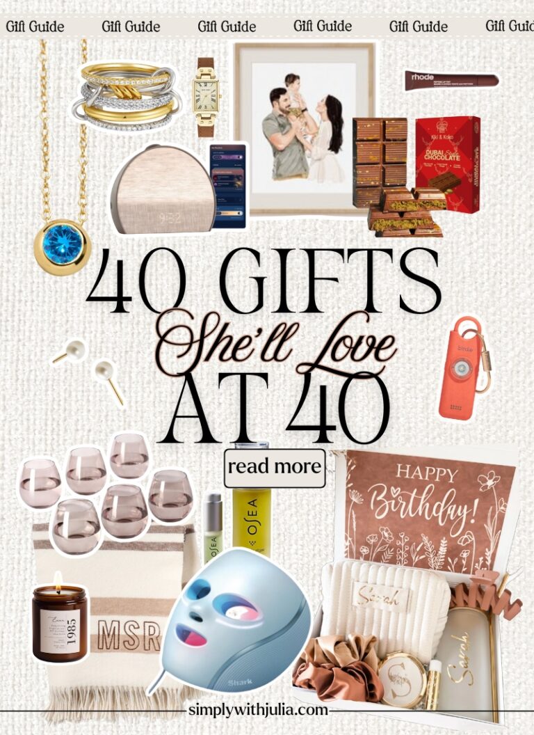 40 gifts for 40th birthday