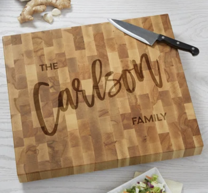 personalized cutting board personalized cutting board