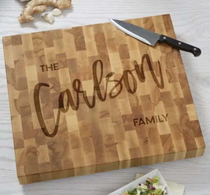 personalized cutting board personalized cutting board