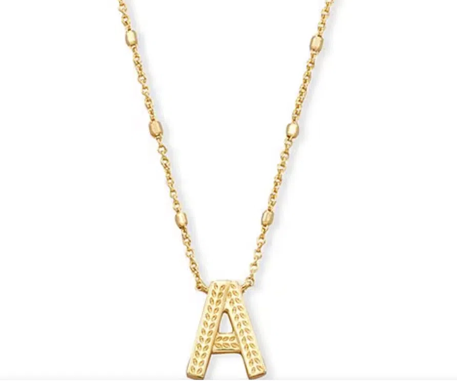 Kendra Scott Initial necklace