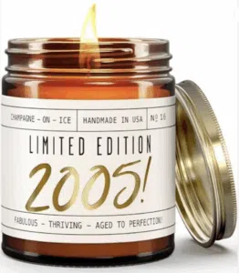 personalized birth-year candle